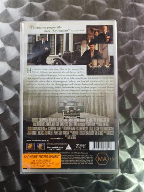 Road To Perdition Tom Hanks Vhs Movie Video Tape Big Box Ex