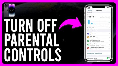 How To Turn Off Parental Control On Iphone Or Android A Step By Step