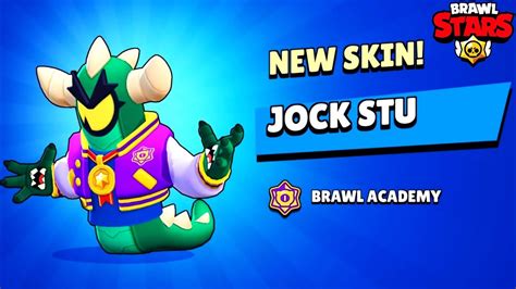 New Skin Jock Stu Brawl Stars Youtube