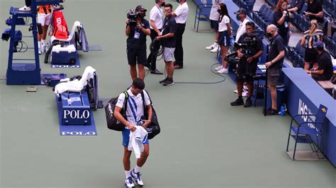 Novak Djokovic ‘sorry After Being Defaulted From Us Open For Striking