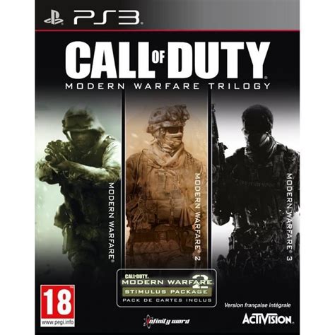 Call Of Duty Modern Warfare Trilogy Jeu Ps Cdiscount Jeux Vid O