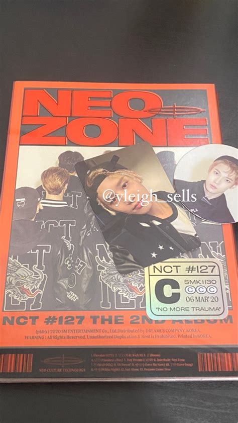 NCT NEO ZONE 2 THE 2ND ALBUM Free Photocard Hobbies Toys