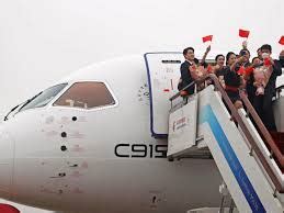 Chinas First Homegrown Passenger Jet Hit The Sky Transport Day