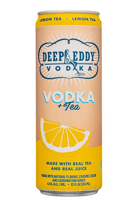 Lemon Tea Deep Eddy Vodka BevNET Spirits Alcohol Database