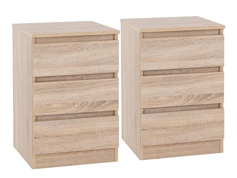 Seconique Malvern Sonoma Oak 4 Piece Bedroom Furniture Package