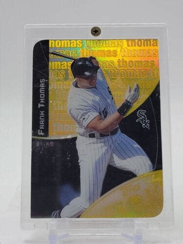 Frank Thomas Topps Tek Baseball Gold Refractor White Sox Q