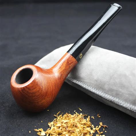 16 Tools Handmade Rose Wood Weed Tobacco Smoking Pipe Straight Type