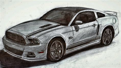 Mustang Gt Drawing at PaintingValley.com | Explore collection of ...