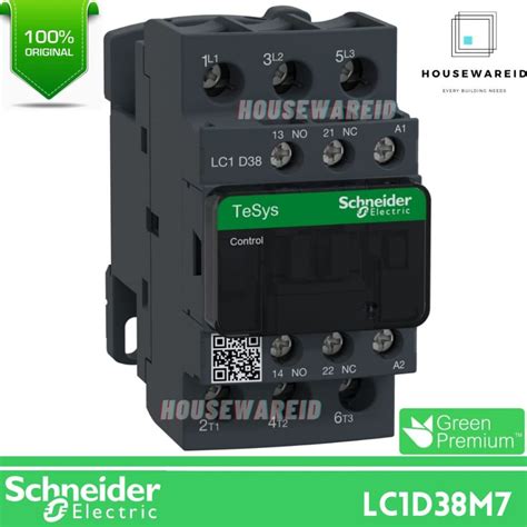 Jual Kontaktor Schneider LC1D38M7 3p 38a 220v AC Original Contactor 3