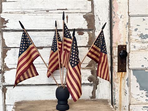 DIY Finial Flag Holder - The Shabby Tree