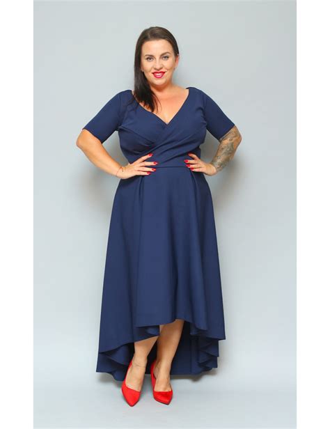 Elegancka Wieczorowa Sukienka Maxi Plus Size Na Wesele Rozmiar Kolor