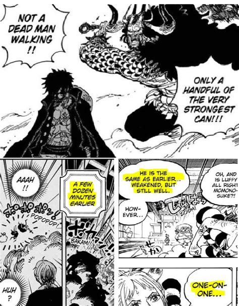 Luffy vs Kaido underrated moment/feat (Manga Chapter 1010/1014) : r ...