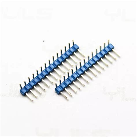 Customizable Gold Single Row Pin Header Spacing 2 0mm Right Angle PIN