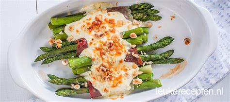 Groene Asperges Uit De Oven Met Kaas Leukerecepten