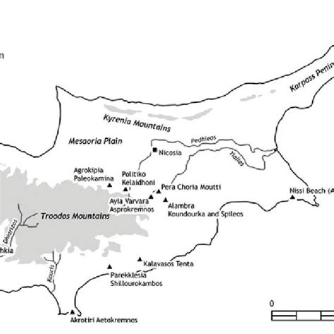 Atlit-Yam: underwater site (final PPNB [= PPNC]), showing distribution ...