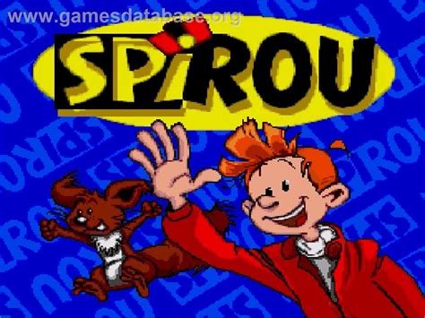 Spirou Sega Genesis Artwork Title Screen