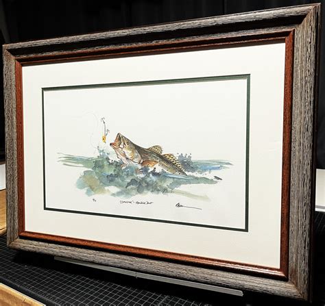 Don Breeden Spooked Speckled Trout Giclee Quarter Sheet Brand New Cu