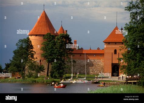 lithuania trakai castle Stock Photo - Alamy