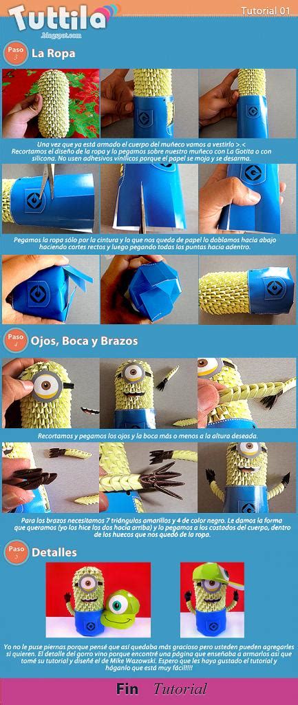 Minion Tutorial Origami 3d By GABY MIX On DeviantArt