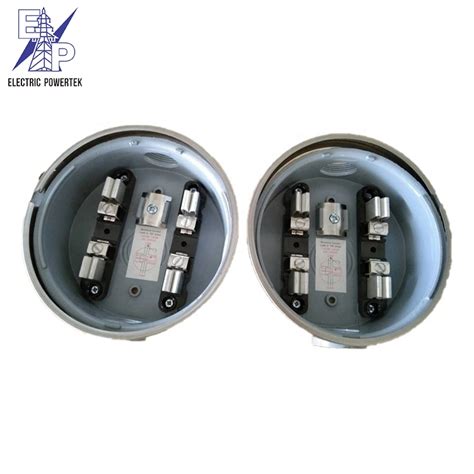 100a Single Phase Round Electric Meter Socket Meter Base Socket For