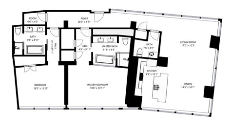 Vdara Fountain View Suite Floor Plan Floor Roma