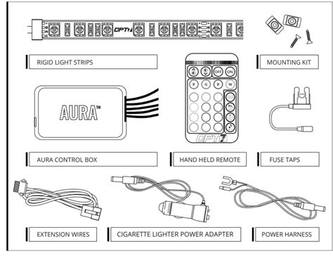 Opt Aura Wheel Well Led Single Row Lighting Kit Installation Guide