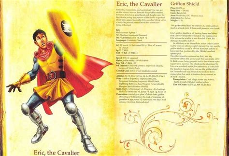 Eric the Cavalier | Dungeons and dragons cartoon, Dungeons and dragons ...