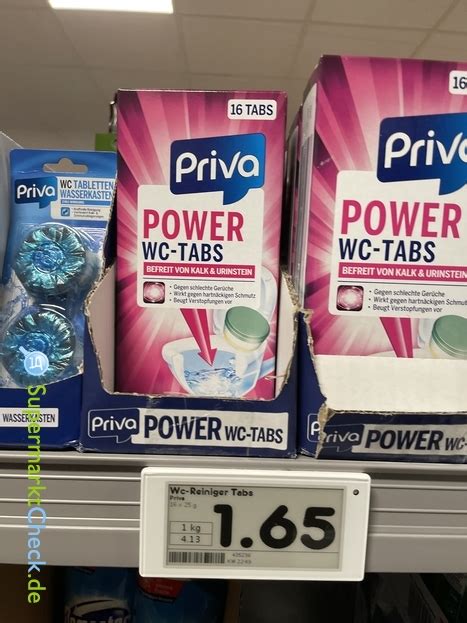 Priva Power WC Tabs Kalk Urinstein Preis Angebote Bewertungen