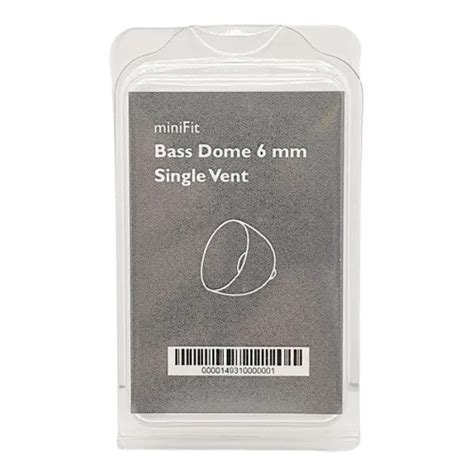 Bernafon Minifit Bass Dome Single Vent Udens