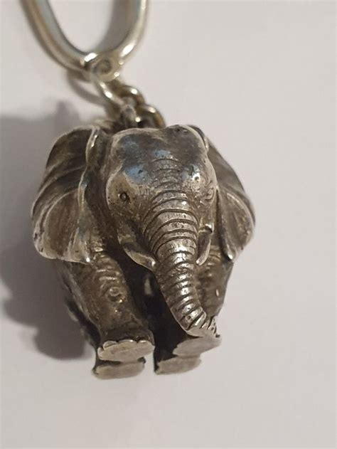 Unikat Elefant Silber Schlüsselanhänger Weihnacht Geschenk Kaufen auf