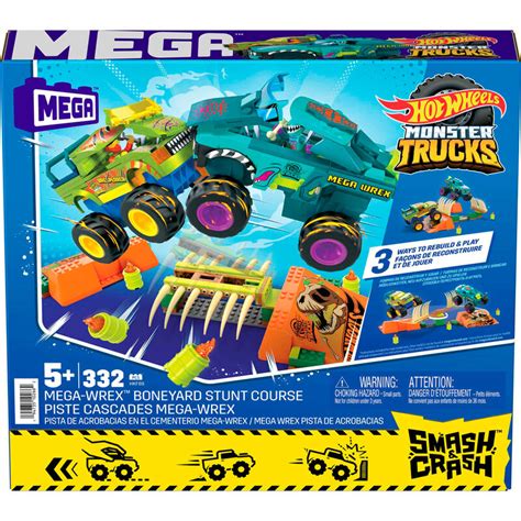 Hot Wheels Mega Wrex Monster Trucks Mega Construx