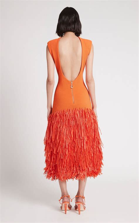 Rushes Raffia Knit Midi Dress By Aje Moda Operandi In Womens