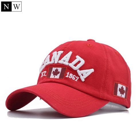 Cotton Gorras Canada Baseball Cap Flag Of Canada Hat Snapback