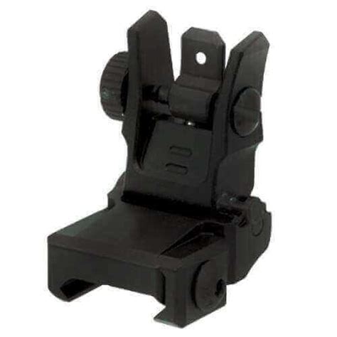 Utg Low Profile Flip Up Rear Sight At Tactical