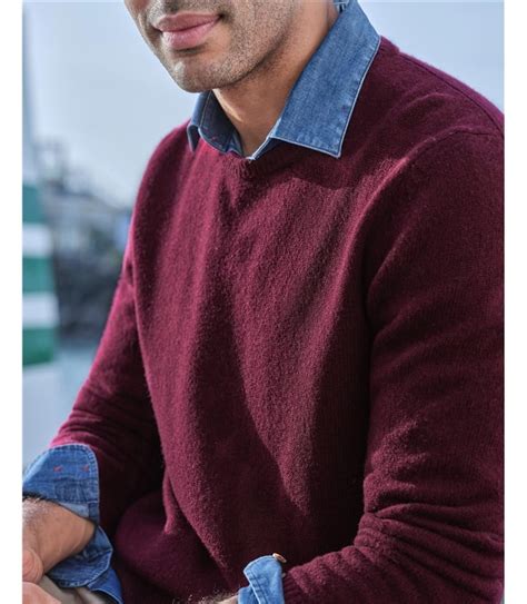 Crushed Berry Pure Lambswool Lambswool Classic Crew