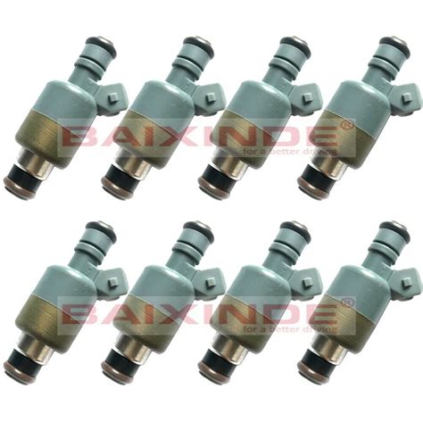 Set Of 8 OEM 17109596 FUEL INJECTORS For CHEVROLET GMC FJ10058 83211150