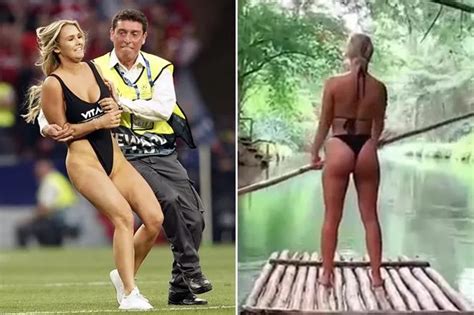 Champions League Final Streaker Who Wore Barely There Bikini Launches