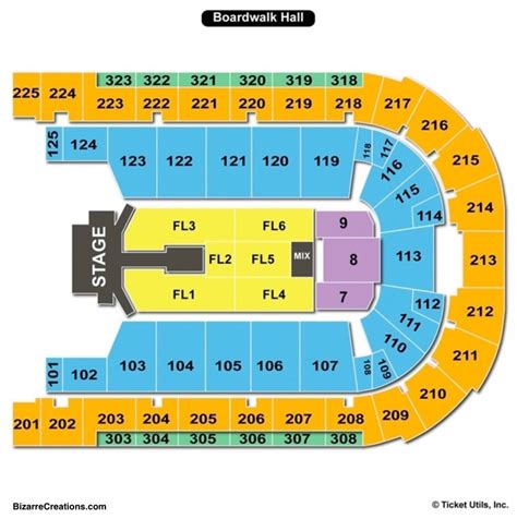 3 Boardwalk Hall Seating Chart Lates