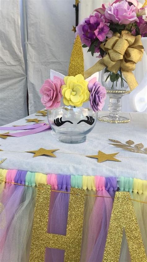 Jillis 5th Birthday Decor ⭐️⭐️ Unicorn Theme Party Unicorn Themed