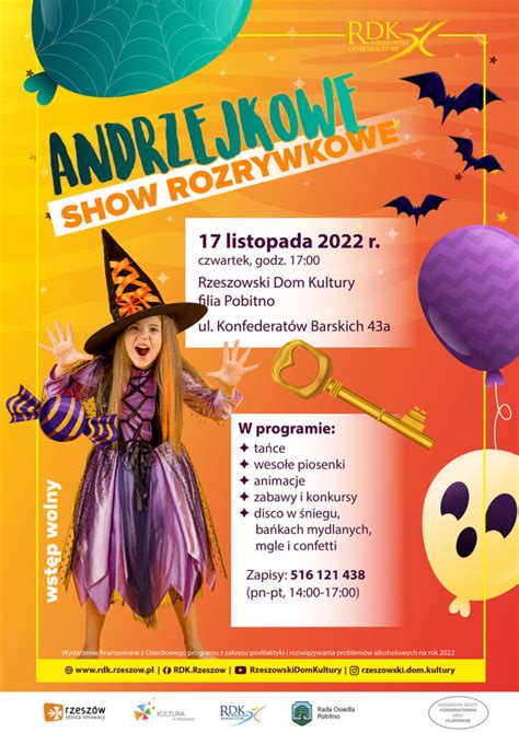 17 LISTOPADA 2022 ANDRZEJKOWE SHOW ROZRYWKOWE Rzeszowski Dom Kultury