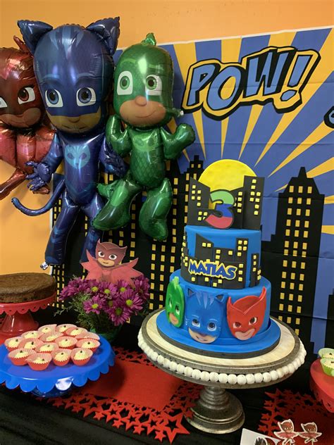 Pj Mask Birthday Pj Masks Birthday 4th Birthday Parties Birthday