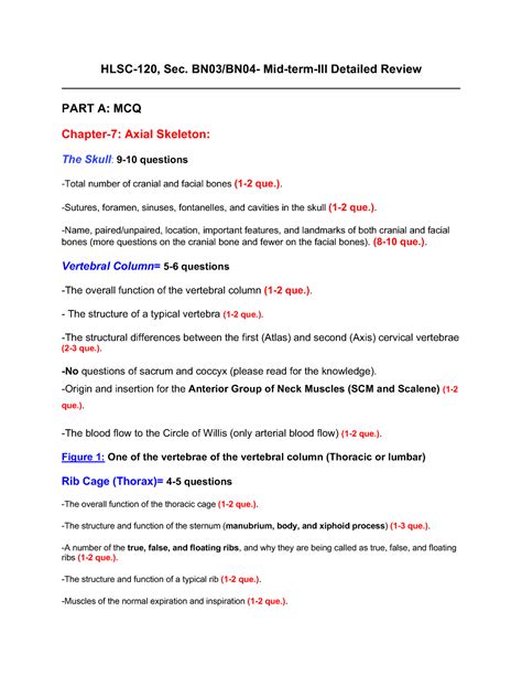 Md Iii Review Midterm Breakdown Hlsc Sec Bn Bn Mid