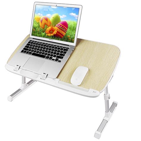 Laptop Stand For Bed Work From Home Desk Height Adjustable And