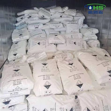 99 5 Min Organic Chemical Raw Material C4H2O3 25kg Bag Maleic