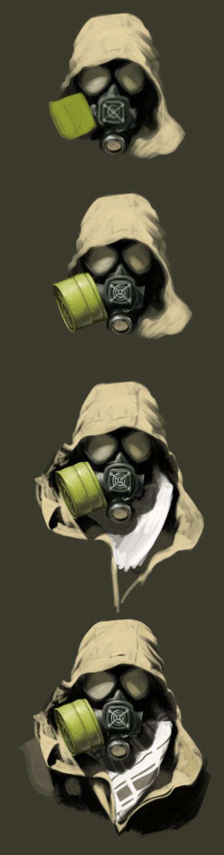 Gasmask Guy Wip By Bit121788 On Deviantart