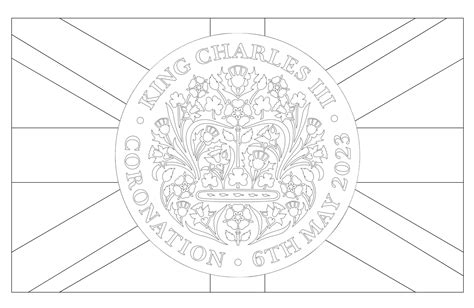 King Charles Iii Coronation 6th May 2023 Coloring Page Coloring Home