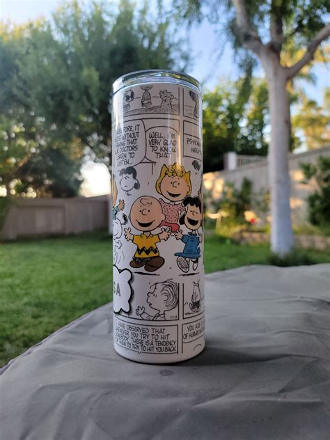 Snoopy 20oz Tumbler Etsy