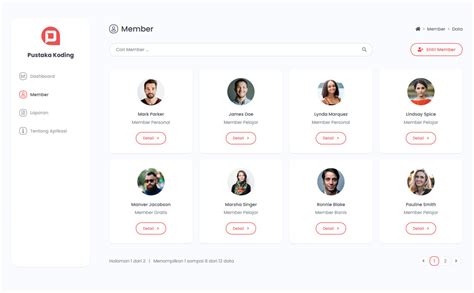 GitHub Pustakakoding Aplikasi Pengelolaan Data Member Aplikasi