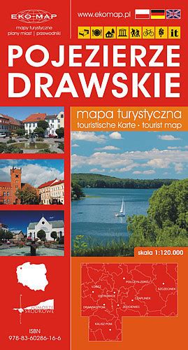 Pojezierze Drawskie Mapa Turystyczna Ekomap