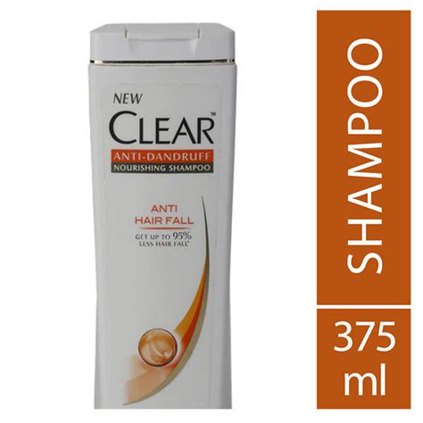 Clear Anti Hair Fall Anti Dandruff Nourishing Shampoo 375 Ml